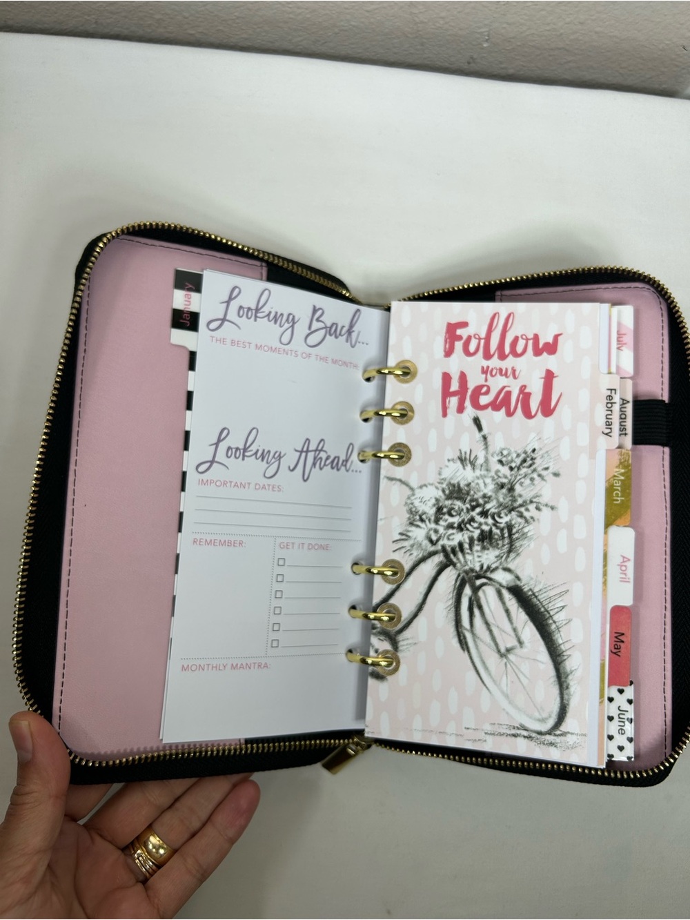 Recollections The C'est La Vie Zippered Practical Stylish 12-Month Planner - Picture 6 of 16